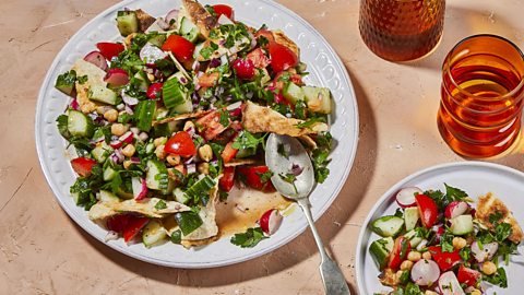 Chickpea fattoush