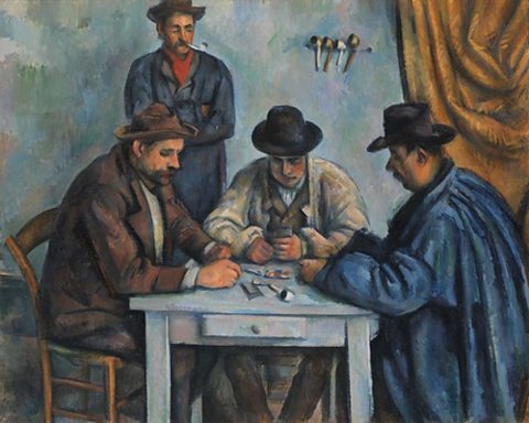 The Card Players by Paul Cézanne.