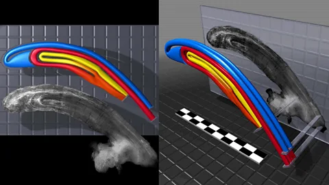 Tom Williamson Scientists have been able to digitally reconstruct the Parasaurolophus tubes to help figure out what sounds it might have made (Credit: Tom Williamson)