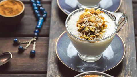 Dina Saeed/Alamy Sahlab is a thick and rich mix drink of milk, sugar and spices (Credit: Dina Saeed/Alamy)