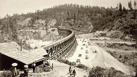 Pictorial Press Ltd/Alamy Once the railroad was built, the US tried to remove all people of Chinese descent from the country (Credit: Pictorial Press Ltd/Alamy)