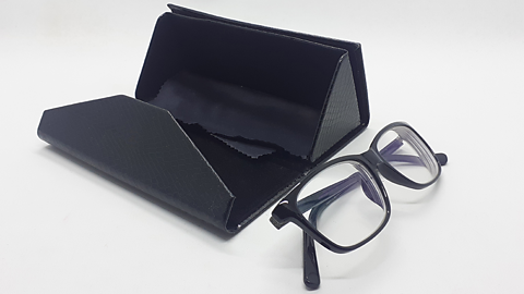 An image of a pair of spectacles and case. 