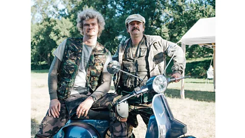 The characters nicknamed "Simon and Garfunkel" are a rival metal-detecting duo (Credit: BBC)