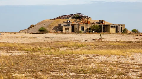 Geography Photos/Getty Images Orford Ness’s importance to Britain’s war effort has been compared to the code-breaking centre at Bletchley Park (Credit: Geography Photos/Getty Images)