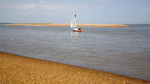 Education Images/Getty Images Orford Ness is a prehistoric landscape.; the largest vegetated shingle spit in Europe (Credit: Education Images/Getty Images)