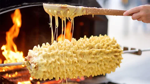 MNStudio/Alamy Raguolis is a traditional Lithuanian tree cake served on special occasions, particularly Christian holidays (Credit: MNStudio/Alamy)