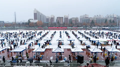 Getty Images It's thought that China has been having a major spike in Covid-19 cases since restrictions were lifted in December (Credit: Getty Images)