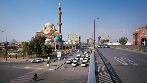Simon Urwin Leaving Erbil, the Hamilton Road passes the Ottoman-style Jalil Khayat Mosque, the largest in the city (Credit: Simon Urwin)