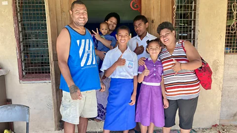 Ben McKechnie Amoreena and Tabua Tikoilawaqa are originally from the island of Qamea (Credit: Ben McKechnie)