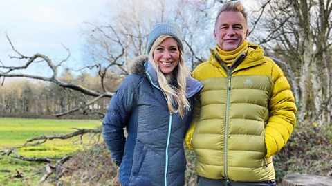 Naomi Wilkinson and Chris Packham.