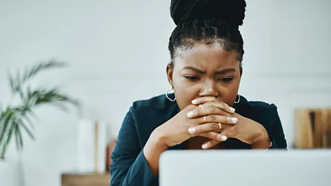 Getty Images As employees bristle against monitoring, they feel stressed and distrustful, and may do their jobs worse on purpose (Credit: Getty Images)