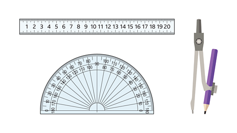 The geometrical instrument used to draw a circle is called a .