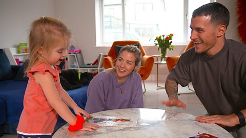 Gemma Atkinson, Gorka Marquez and daughter Mia