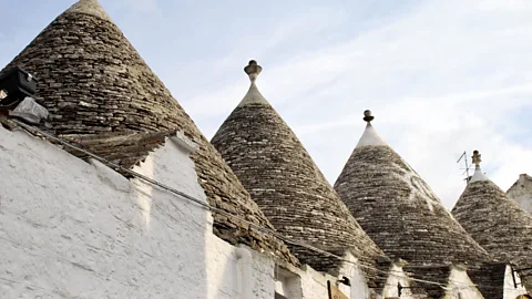 Victoria Abbott Riccardi The decorative pinnacles on the top of trulli were said to ward off evil or bad luck (Credit: Victoria Abbott Riccardi)