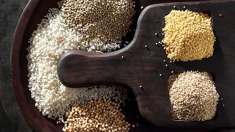 Toast & Tonic Different kinds of millets, varying in colour, size and texture, are cultivated in India (Credit: Toast & Tonic)