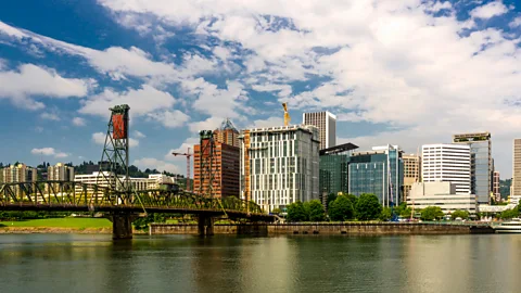 Education Images/Getty Images Portland, Oregon's "deconstruction ordinance" requires residential homes built in or before 1940 to be 'deconstructed' not demolished (Credit: Education Images/Getty Images)