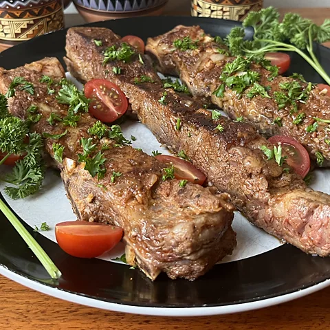 Eliot Stein/BBC World's Table Yiddishe Ribbenes (Credit: Eliot Stein/BBC World's Table)