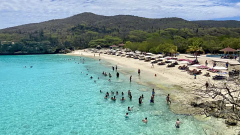 Sarah Harvey Playa Porto Mari, one of the most beautiful beaches in Curacao, embodies dushi (Credit: Sarah Harvey)