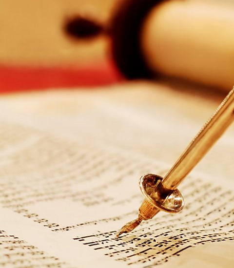 Writing on parchment