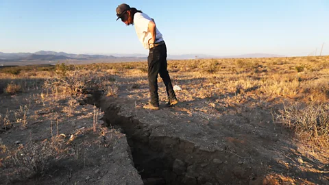 Mario Tama/Getty Images The earthquakes that struck Ridgecrest, California, in 2019, provided scientists with invaluable data about large shocks that follow one another (Credit: Mario Tama/Getty Images)