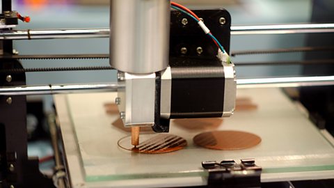 The future of chocolate chocolate being made by a 3d machine