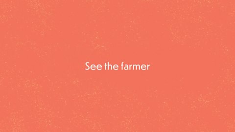 See the farmer