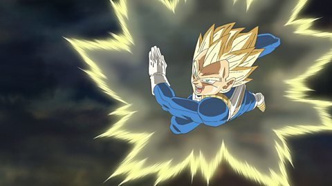 Final Flash de Vegeta Super Saiyan Blue (Evolué) - Dragon Ball GIF