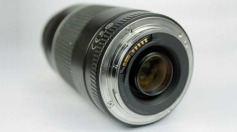 A telephoto camera lens