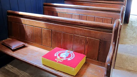Sabine Davis/Getty Images The tranquil church at Tyneham is a reminder of how the village once looked (Credit: Sabine Davis/Getty Images)