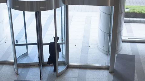 Getty Images Some employees have found out they lost their jobs by losing keycard access when they showed up to work (Credit: Getty Images)