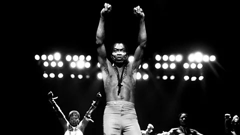 Getty Images Kuti was known as an incredible performer; Paul McCartney said that he and Africa 70 'were the best band I’ve ever seen live' (Credit: Getty Images)