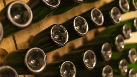 David Freund/Getty Images That technique known as "riddling" is still a critical part of the Champagne-making process today (Credit: David Freund/Getty Images)