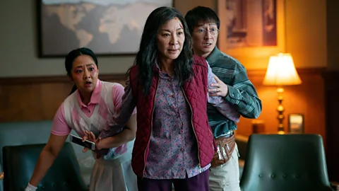 Alamy Everything Everywhere, starring Michelle Yeoh, is set in a multiverse but also tells a story of family conflict (Credit: Alamy)