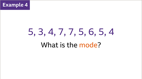 Mean, median, mode, range - BBC Bitesize