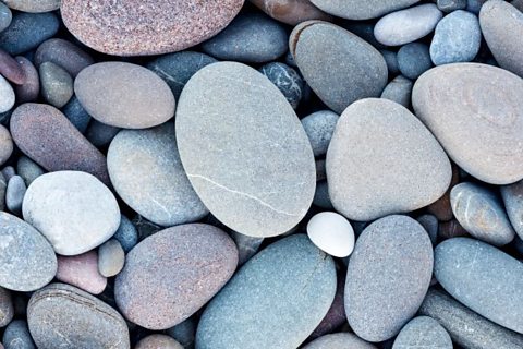 Some smooth pebbles.