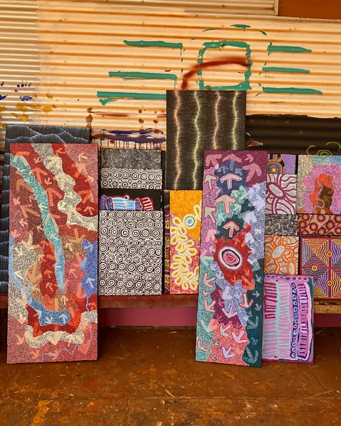 Warlukurlangu Art Centre The centre is one of the longest-running Aboriginal-owned art cooperatives in Australia (Credit: Warlukurlangu Art Centre)