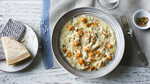 Butternut squash risotto