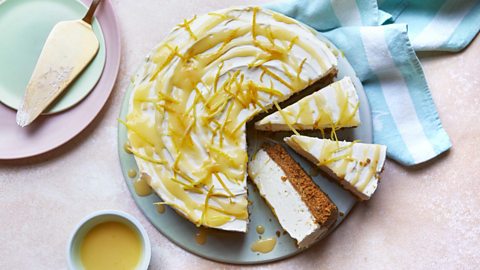 Lemon cheesecake