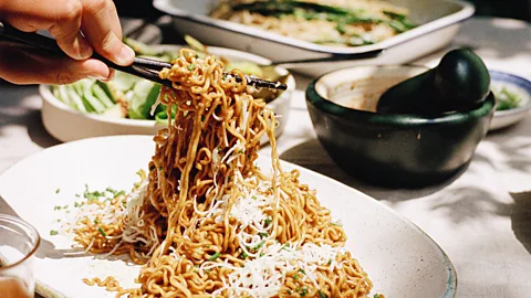 Hetty Lui McKinnon Buttery miso Vegemite noodles (Credit: Hetty Lui McKinnon)