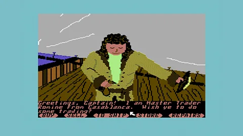 Pirates of the Barbary Coast: StarSoft Development Laboratories In 1986, players became pirates in the 18th-Century strategy title Pirates of the Barbary Coast (Credit: Pirates of the Barbary Coast: StarSoft Development Laboratories)