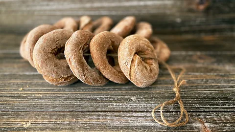 Farrell Monaco Ciambelle corded together with twine (Credit: Farrell Monaco)