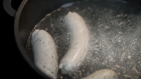 EyeEM/Alamy According to legend, Weißwürste were first cooked in water to avoid them from bursting open when frying (Credit: EyeEM/Alamy)