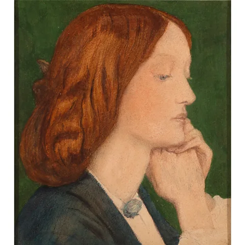 Delaware Arts Museum Elizabeth Siddal, c1854 – Siddal worked in a hat shop before being befriended by the Pre-Raphaelite artists, often serving as their model (Credit: Delaware Arts Museum)