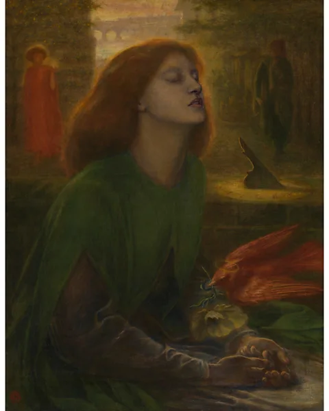 Tate / Baroness Mount-Temple The white poppy in Rossetti's Beata Beatrix, 1864 symbolises the death of his wife, Elizabeth Siddal, who overdosed on laudanum in 1862 (Credit: Tate / Baroness Mount-Temple)
