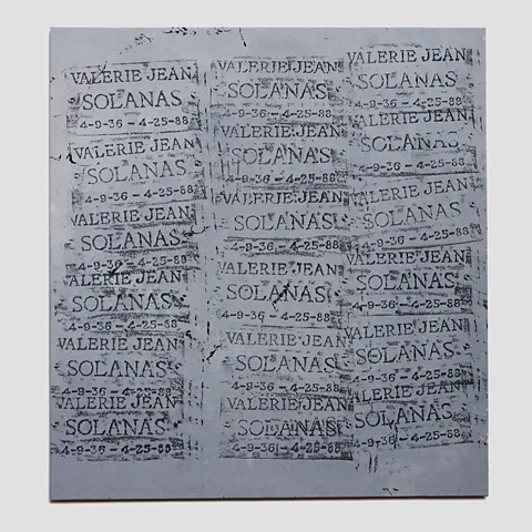 Collection of Matthew Higgs and Anne Collier Valerie Solanas, the woman who shot Andy Warhol, is one of the darker subjects featured (Credit: Collection of Matthew Higgs and Anne Collier)