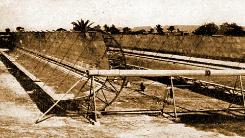 Alamy Shuman's invention was tested in Egypt in 1913, showing how water could be pumped from the Nile without burning fossil fuels (Credit: Alamy)