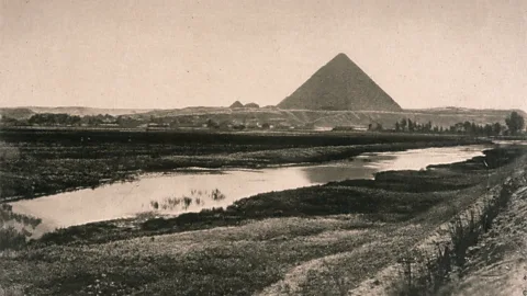 Getty Images Shuman's device drew water from the Nile to irrigate Egypt's vitally important and water-hungry cotton fields (Credit: Getty Images)