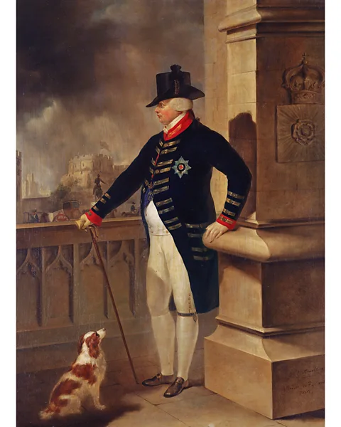 Royal Collection Trust /His Majesty King Charles III 2023 George III devised the Windsor Uniform, worn by the King along with other Royals (Credit: Royal Collection Trust /His Majesty King Charles III 2023)