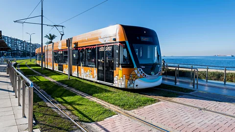 Alamy Moving to public transport, walking or biking can hugely cut personal carbon emissions, but can be tricky if the right infrastructure isn't yet in place around you (Credit: Alamy)