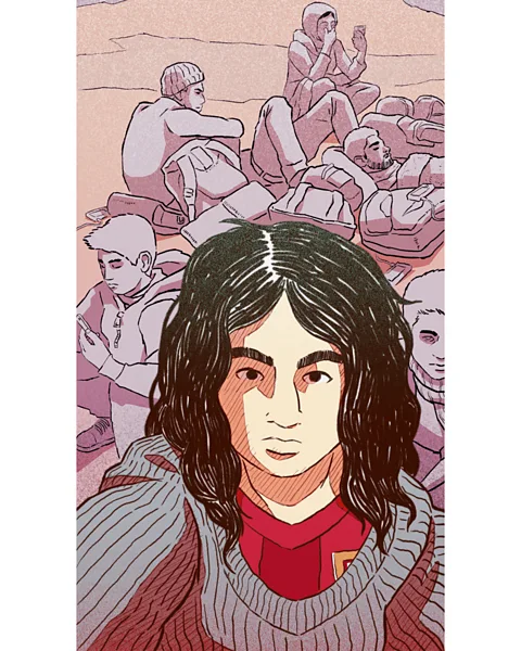 The Pixel Hunt/Figs/Arte Bury Me, My Love is another game centring the migrant experience, immersing players in a conversation between a Syrian woman and her husband (Credit: The Pixel Hunt/Figs/Arte)